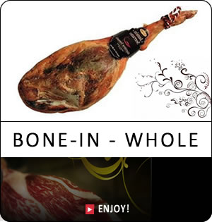 Bone-in whole serrano ham