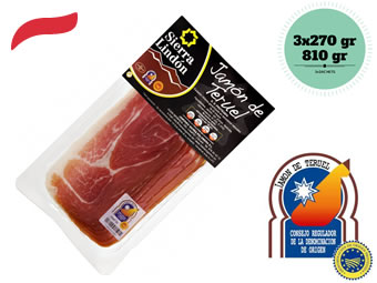 Sliced Teruel Serrano Ham